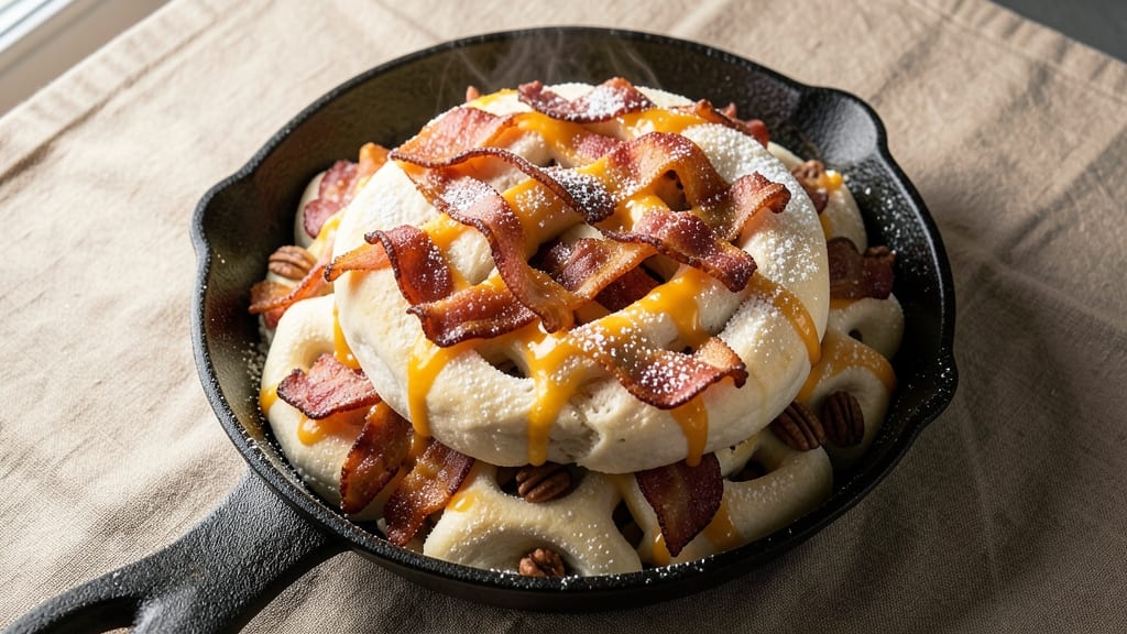 Bacon and Cheese Monkey Bread Recipe: Pull-Apart Crunch With Gooey Melts