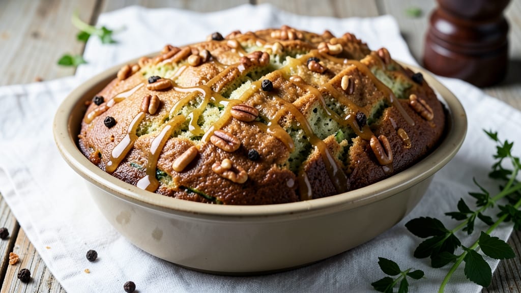 Alton Brown's Zucchini Bread Recipe: Moist Streusel-Topped Loaf with Hidden Veggie Magic