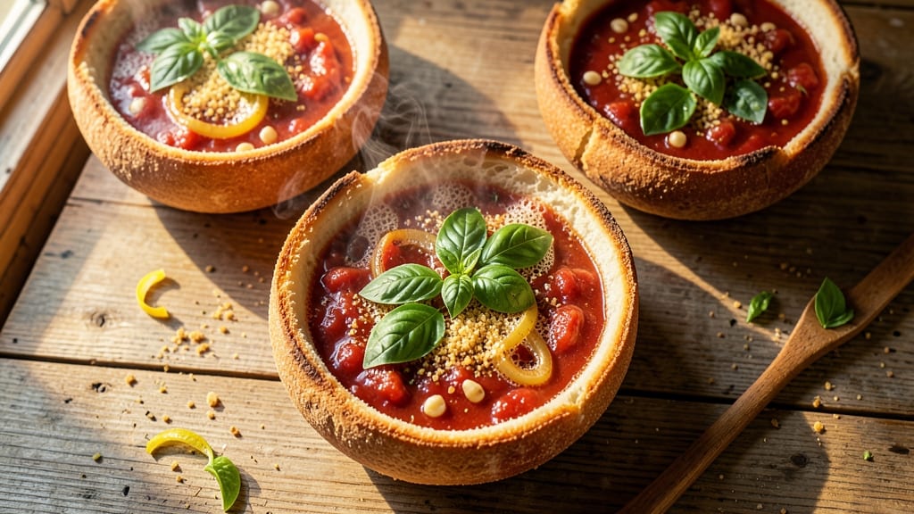 Atlanta Bread Tomato Basil Soup Recipe: Warm, Toasty Bread Bowl Magic