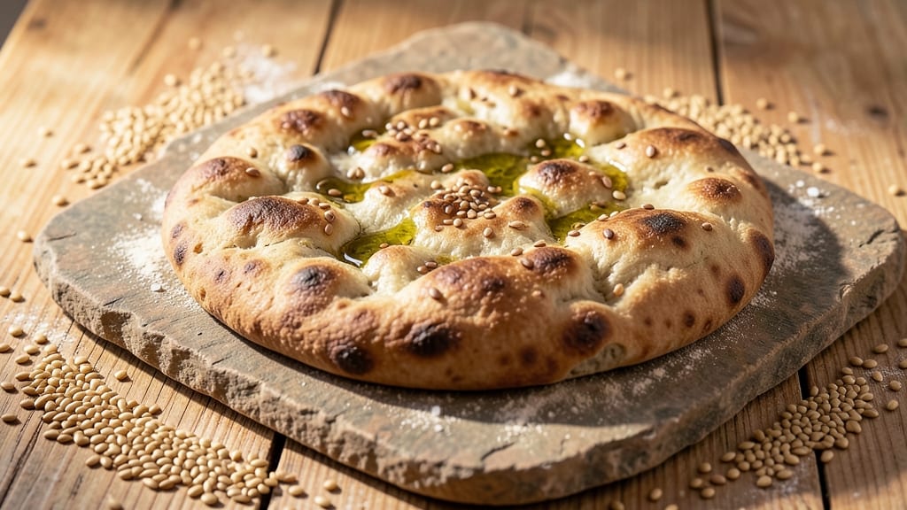 Ancient Mesopotamia Bread Recipe: Crispy Flatbread With Toasted Sesame Crunch