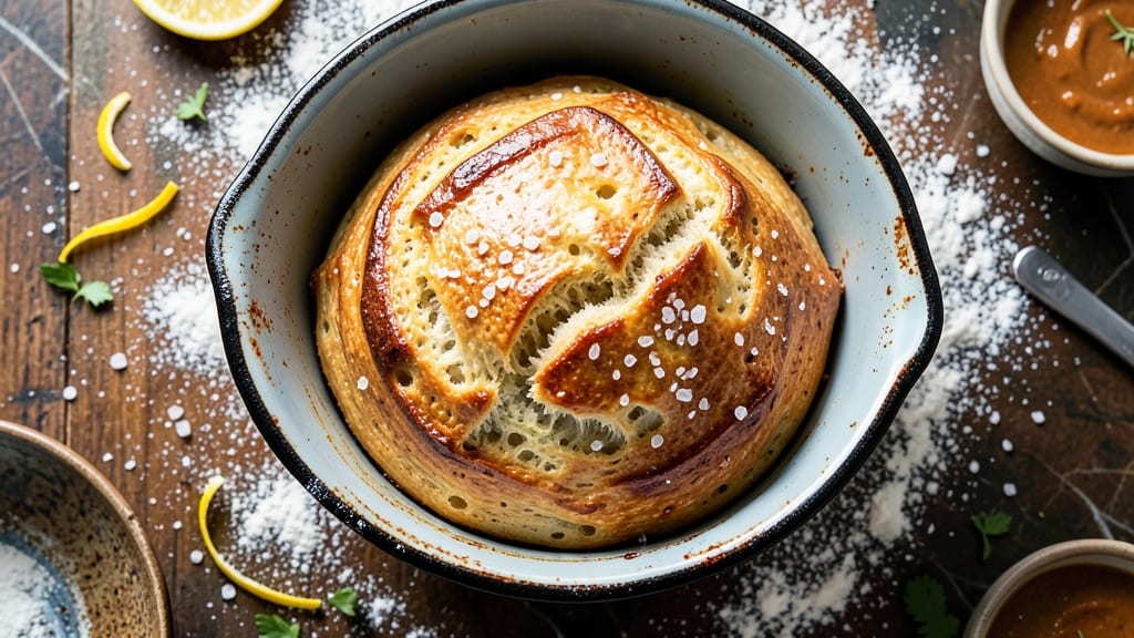 Active Dry Yeast Dutch Oven Bread Recipe: Crusty Crown, Open Crumb Magic
