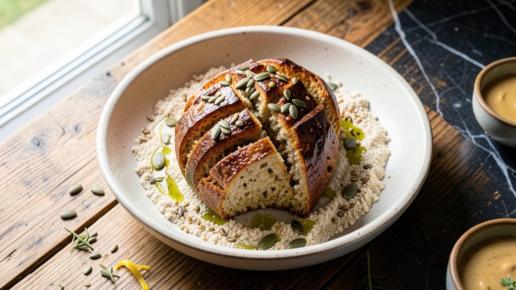 Ana's Fasting Bread Recipe: Gluten-Free, Seed-Packed Crusty Loaf