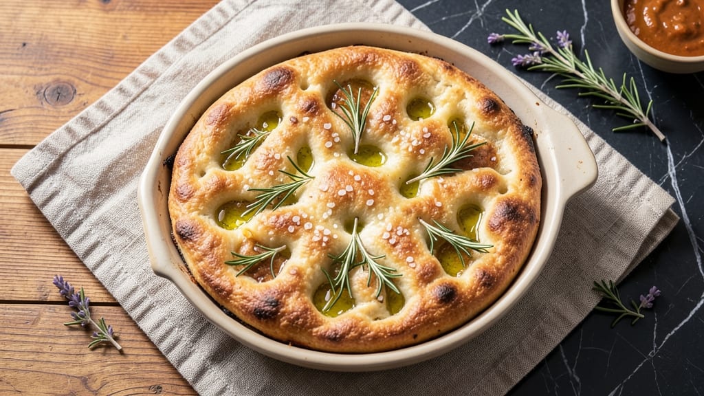 Anna Olson's Focaccia Bread Recipe: Olive Oil Drizzle and Rosemary Magic