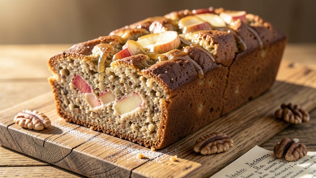 Apple Banana Bread Recipe Healthy: Moist Whole-Grain Loaf Without Refined Sugar