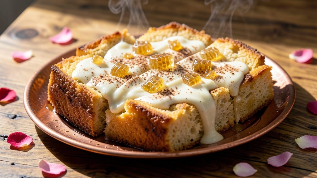 Arabian Bread Pudding Recipe: Cardamom-Spiced Warmth With Cinnamon Swirls