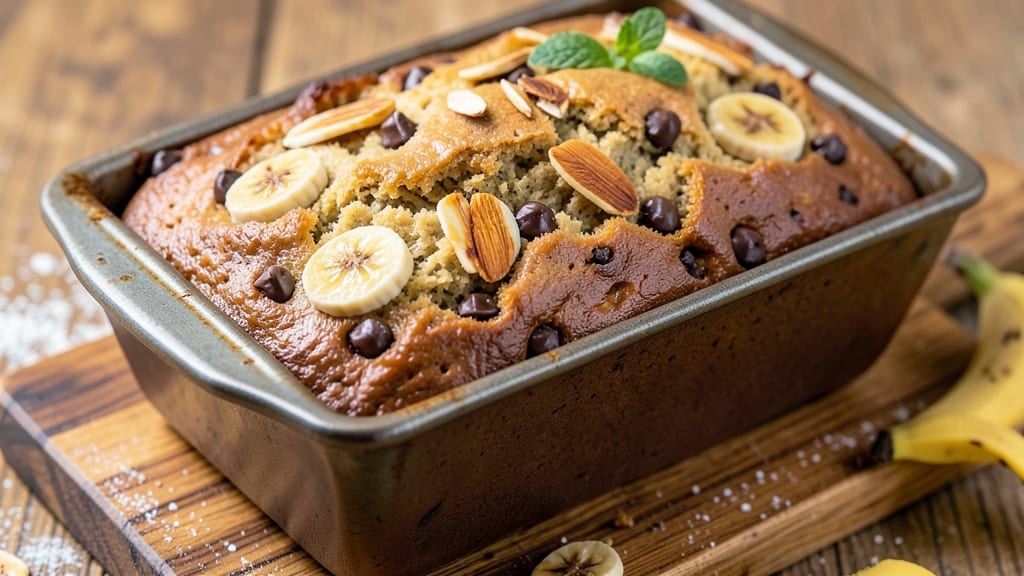 Almond Flour Chocolate Chip Banana Bread Recipe: Moist Crumb and Nutty Sweetness