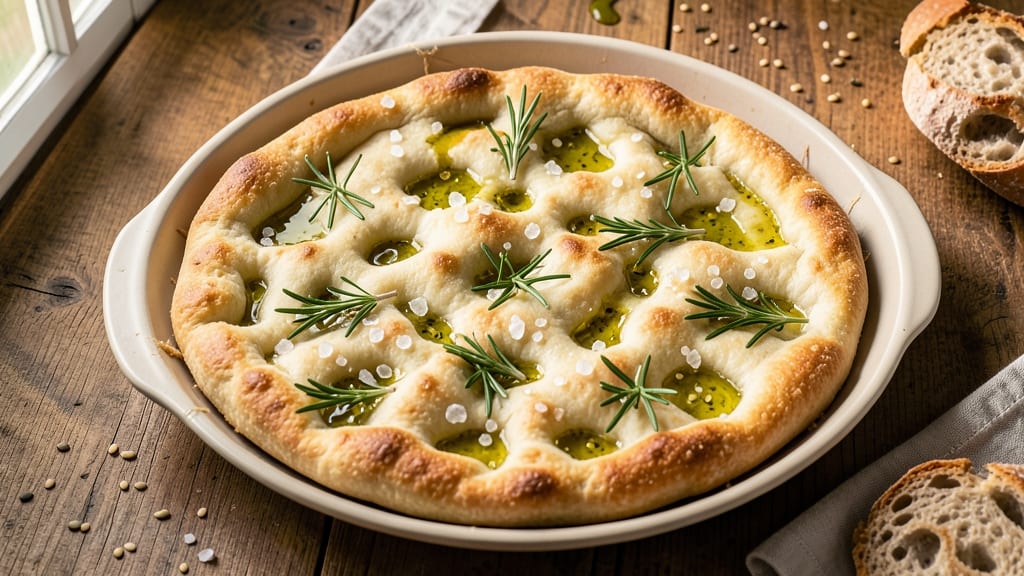 Airy Focaccia Bread Recipe: Olive Oil-Poofed Crust With Herby Lightness