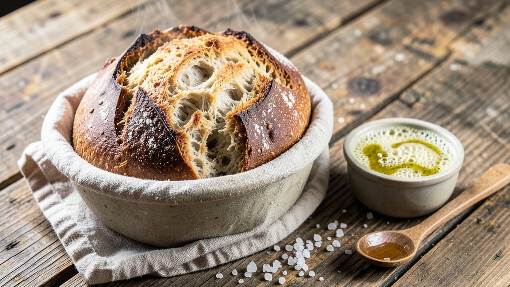 Artisan Bread Recipe With Starter: Sourdough Crust and Airy Crumb in 24 Hours