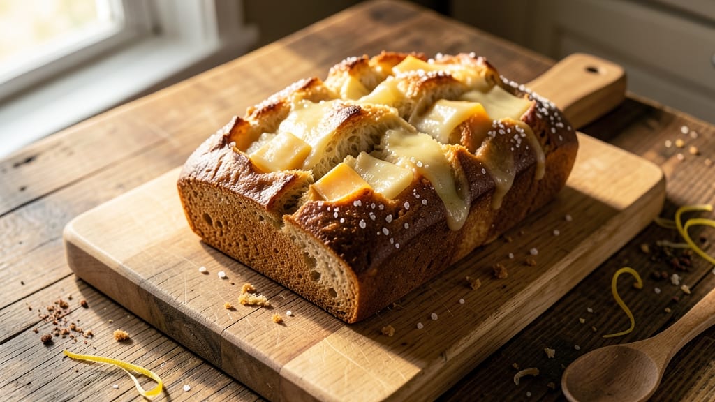 Artisan Cheddar Cheese Bread Recipe: Golden Crust With Sharp Cheese Swirls