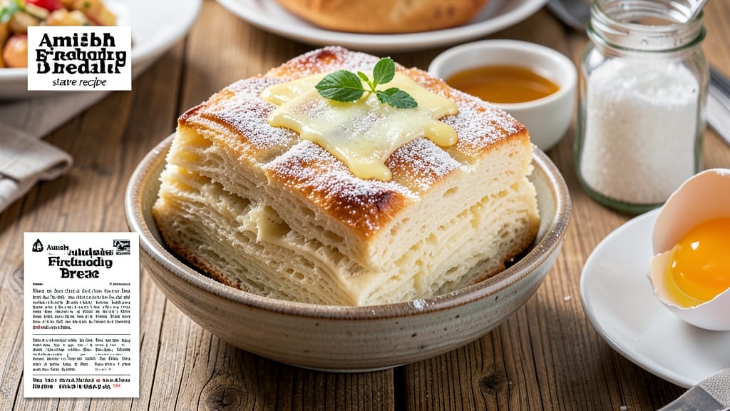Amish Friendship Bread Starter Recipe Printable PDF: Hands-Off Rise to Crusty Swirls in One Bake