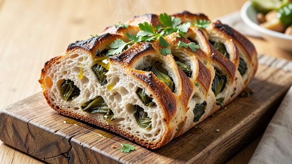 Arcangeli Artichoke Bread Recipe: Herbed Olive Oil Swirls With Crunchy Top
