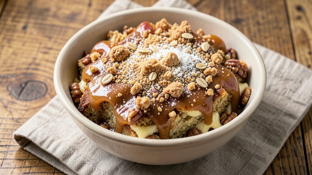 Apple Cider Donut Banana Bread Recipe: Warm Spice Streusel and Apple Cider Glaze Fusion