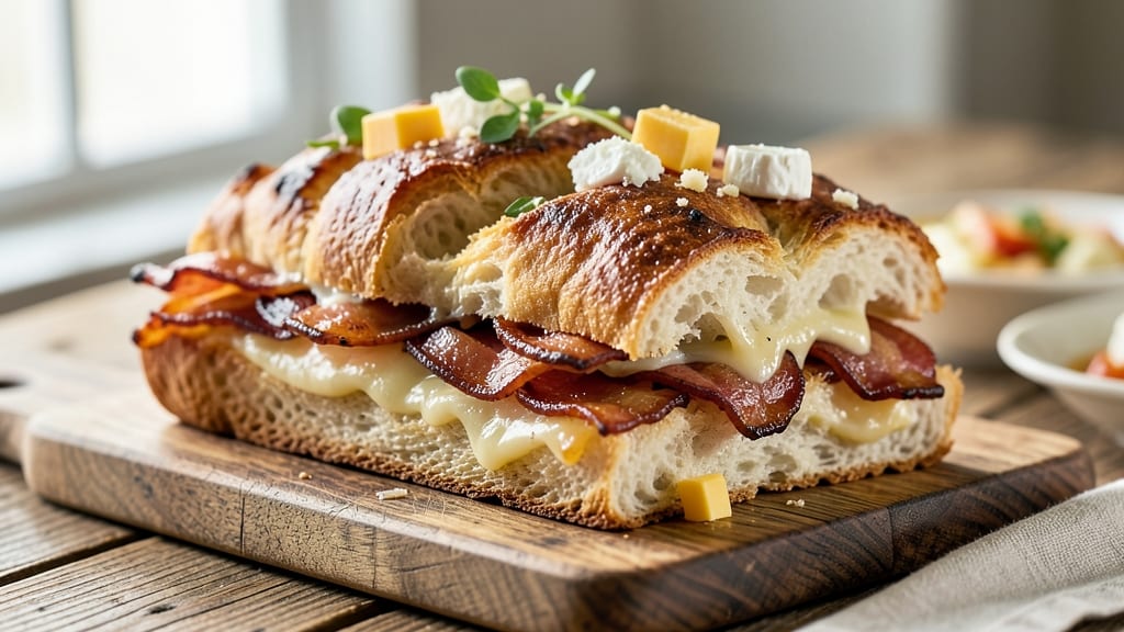 Bacon and Cheese Pull-Apart Bread Recipe: Crispy Edges, Gooey Cheese Pulls