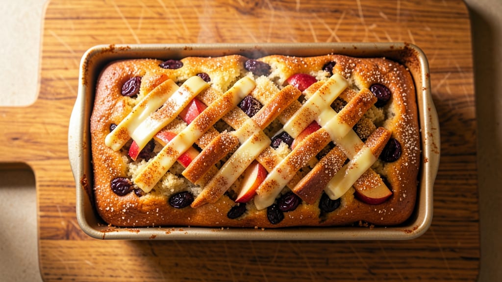 Apple Cinnamon Raisin Bread Recipe: Warm Spice Streusel With Vanilla-Infused Crumb