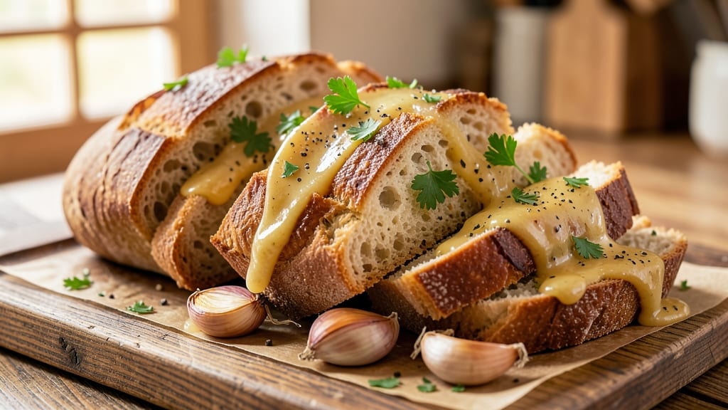 Authentic Garlic Bread Recipe: Crispy, Buttery Layers With Roasted Garlic Depth