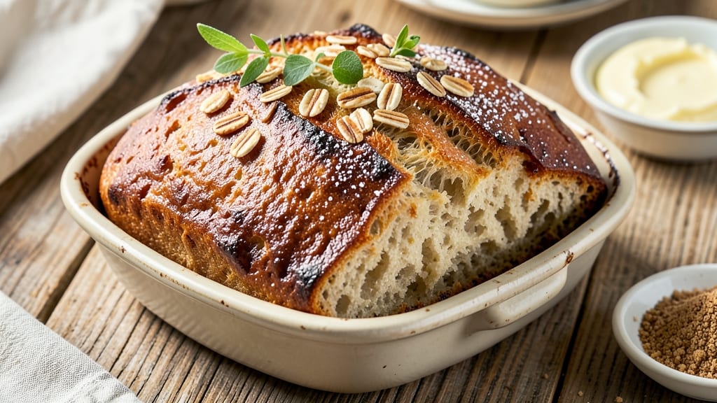 Add Sugar To Sourdough Bread Recipe: Sweet Streusel Crown With Buttery Crumb